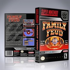SNES Case - NO GAME - Family Feud