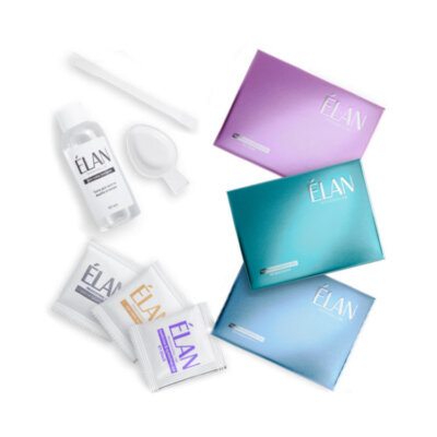 ELAN AUGENBRAUENFARBE WIMPERNFARBE 50ml GEL FARBE SET OXYDANT ÖL