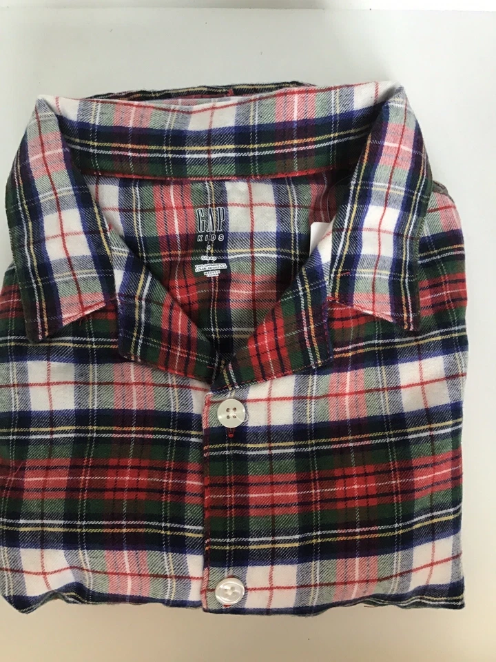 Juego de pijama de 2 piezas de franela Gap para niños talla 4 marfil crema escarcha suave acogedor pij’s Foto 2 de 4