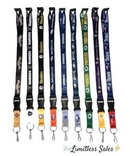 NFL Football Lanyards Detachable Keychain Phone Holder Strap FREE SHIPPING 