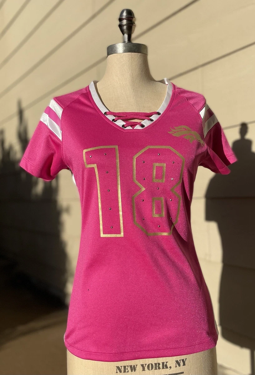Broncos pink jersey clearance 2016