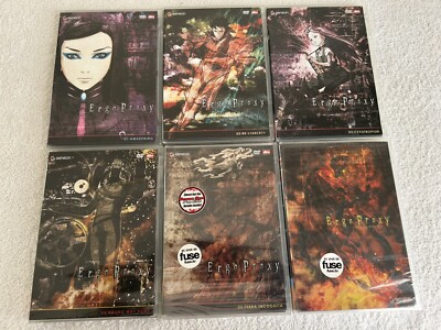 Ergo Proxy Lot: Volumes 1-6 - Disc 1-4 Mint Condition Disc 5 & 6 Factory Sealed