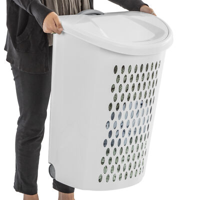 Sterilite Plastic Wheeled Basket - White (12278003) for sale 