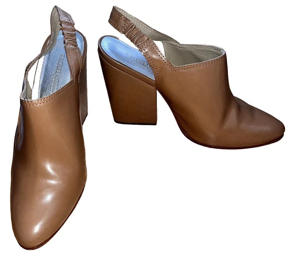 Zapatos de tacón Rachel Comey Kai Slingback Mules en charol camel talla 8 ¡En muy buen estado! Foto 2 de 4