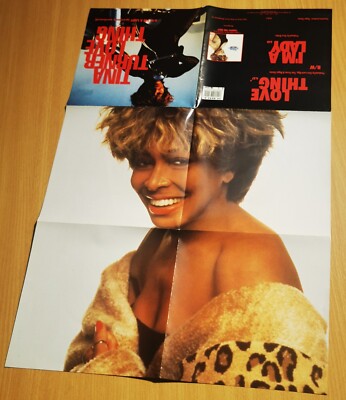 TINA TURNER 7'' Love Thing / I'm A Lady POSTERBAG VINYL 1991 - UNPLAYED
