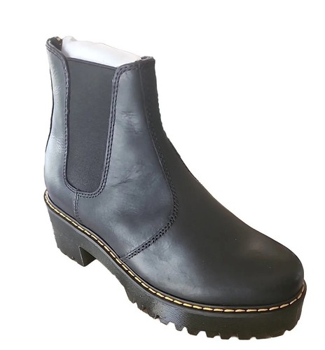 🔥 Dr. Martens Rometty Chelsea schwarz brüniert Wyoming - Damen - Größe 8 neu im Karton - Bild 3 von 9