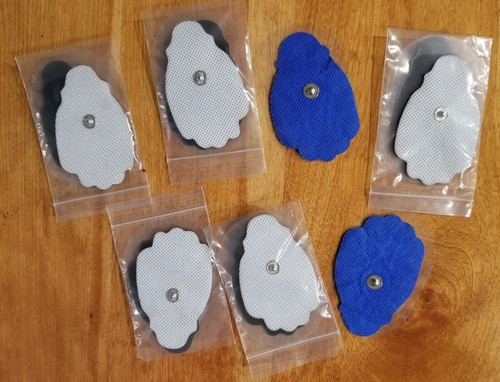 Replacement Electrode Pads For TENS Unit & EMS Massagers - 20/40/80 Pack, Self-Adhesive