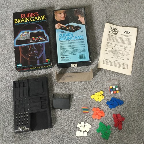 Vintage 1983 Ideal Rubik's Brain Game of Logic & Deduction 22830 ~ 99% COMPLETE  - Picture 1 of 12