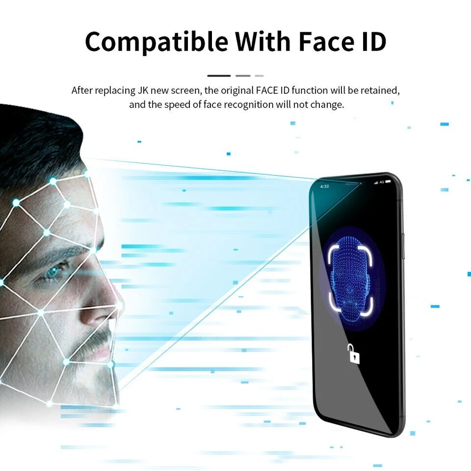 For iPhone X XR XS Max 11 Pro 12 Screen Replacement LCD OLED 3D Touch Digitiser - Image 2 of 4