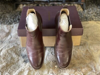 Johnston & Murphy Garner Chelsea Boot Mahogany Calfskin 20 