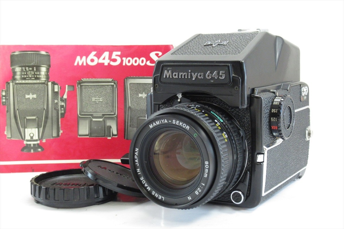 EXC+++!!】Mamiya M645 1000S Film Camera w/ sekor C 80mm f EXC+++!!】Mamiya M645 1000S Film Camera w/ sekor C 80mm f