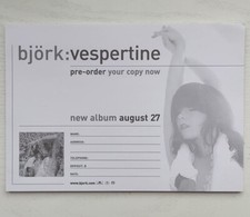 Björk - Vespertine order form pack - Bjork