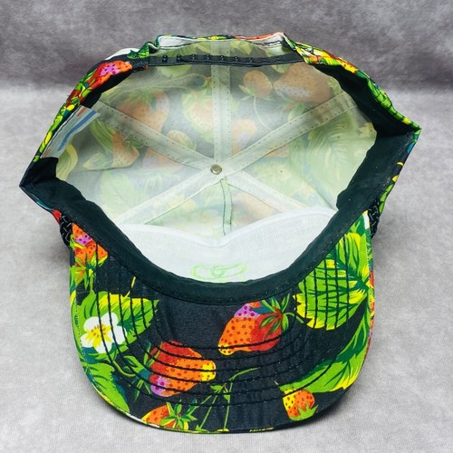 Vintage Toyota Hat Floral Strawberry Rope Snapback Embroidered Cap San Sun - Picture 6 of 8