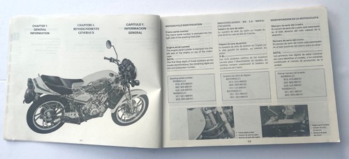 Genuine Yamaha RD250H/LC RD350LC Service Manual VGC #5E1-28197-60 RD250 RD350 - 第 4/13 張圖片