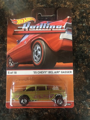 HOT WHEELS REDLINE SERIES GOLD 1955 CHEVY BEL AIR GASSER (LOOK)