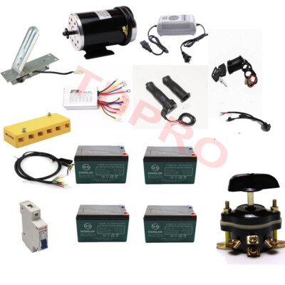 48v 1000w Brush Motor Speed Controller Reverse Wiring Harness Pedal Battery ATV