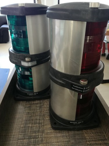 PETER & BEY NAVIGATION LIGHT GREEN COLOR VESSELS TYPE 760D DOUBLE 50+ Meters NEW - Picture 4 of 8