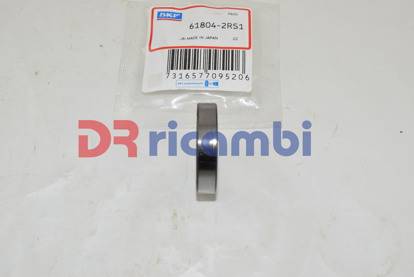 SKF 61804-2RS1 Sealed Rigid Double-Row Ball Bearing 20x32x7