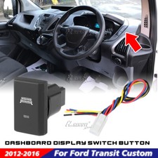 Botón interruptor lateral derecho pantalla tablero de instrumentos barra de luz para Ford Transit Custom 12-17
