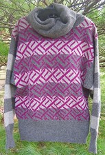 Vintage Christian Dior Dolman- Sleeved Soft Angora Blend Cowl Necked Sweater L