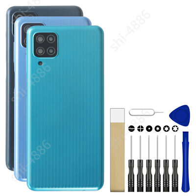 Back Battery Cover Rear Door For Samsung Galaxy M12 SM-M127F/DS + Camera Lens