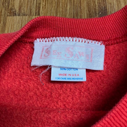 Maglione rosso vintage Jerzees Scottie Terrier cane, anni '90, USA, donna L vacanze - Foto 5 di 12