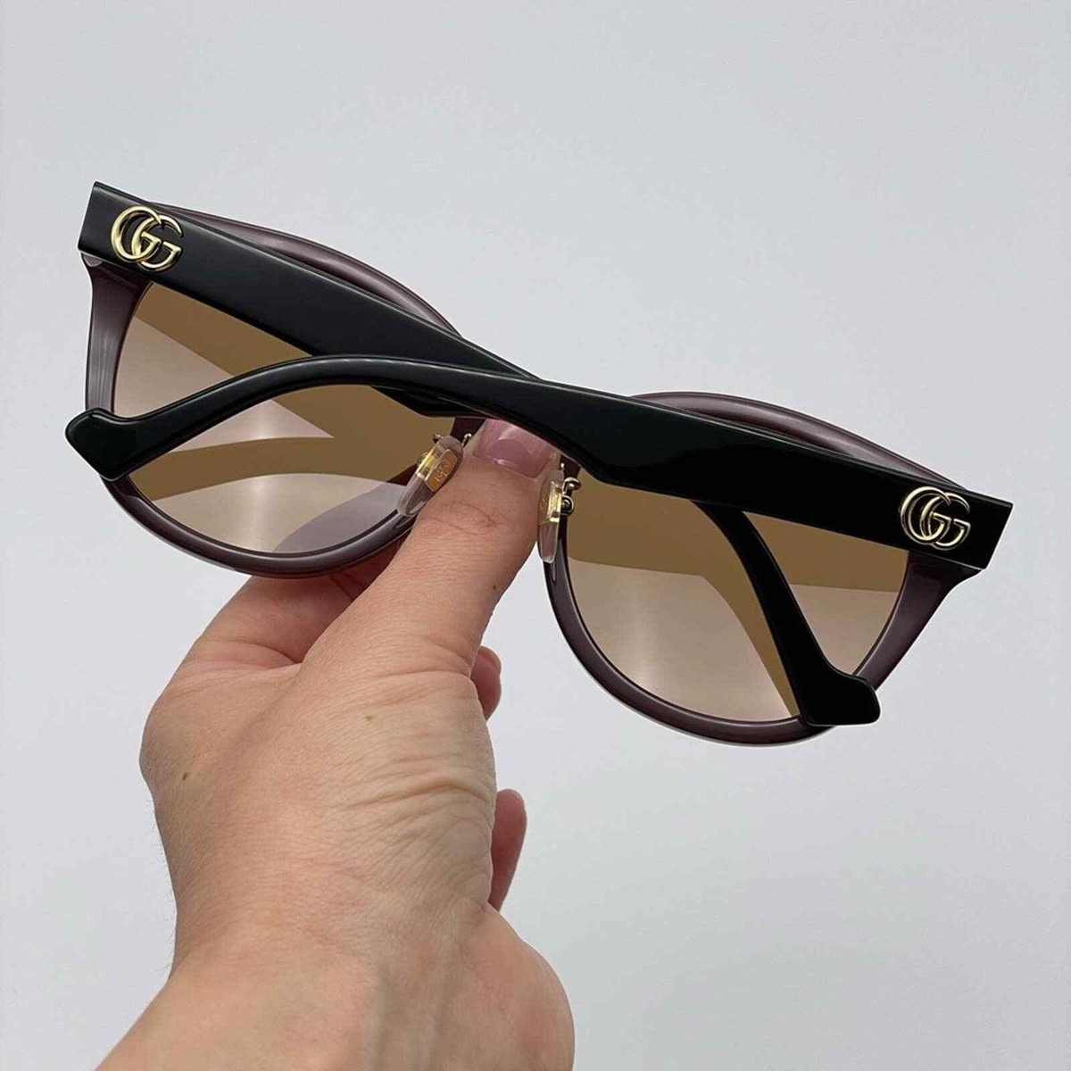 GUCCI GG1002SK 003 Brown/Black Authentic Women Sunglasses  display picture 1