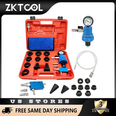 Auto Coolant Vacuum Refill & Purge Tool Kit Engine Cooling System Refilling Tool