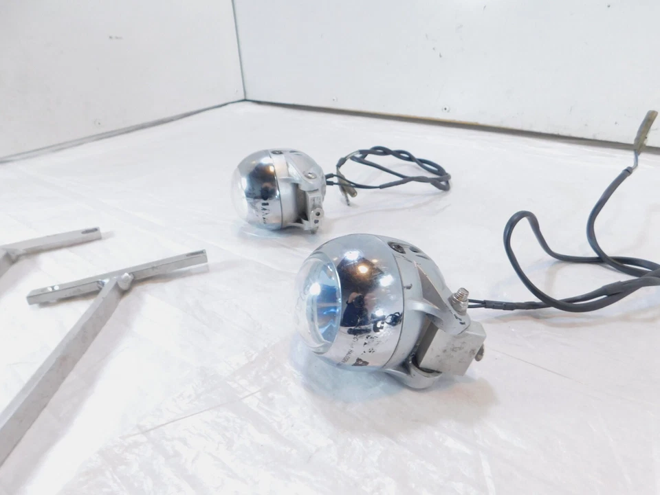 2004 04 BMW R1150RS R1150 RS PIAA Fog Light Headlights w/ Mounts & Wiring - Image 3 of 4