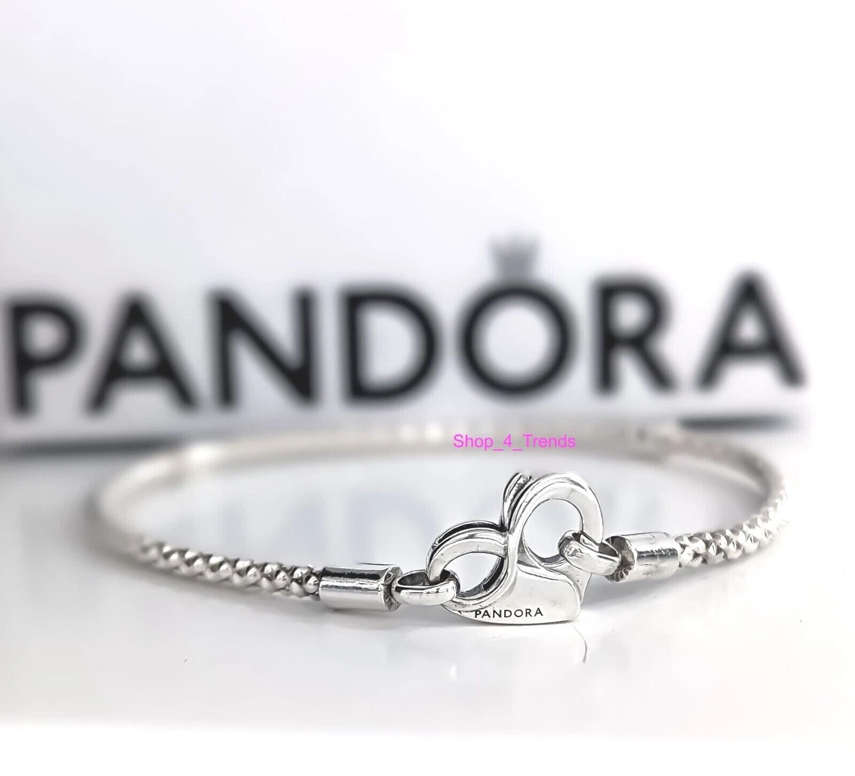 Pandora Moments Studded Chain Bracelet, Sterling silver