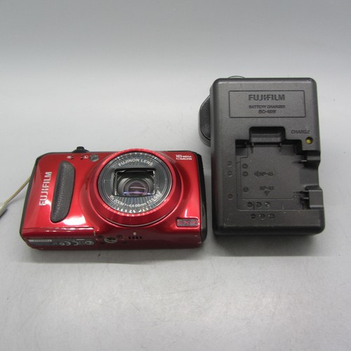 Fujifilm Digital Camera FinePix F500 EXR 16.0MP Red Tested - Picture 9 of 10