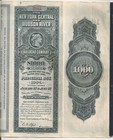#A0599 1925 Revenue FRANCE on 1897 New York Central & Hudson River on $1000 bond — photo 5