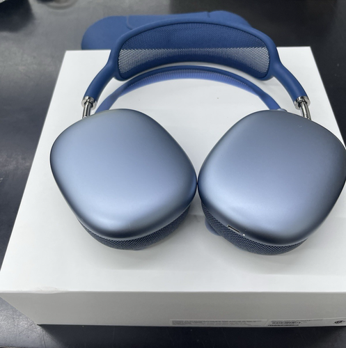 Casque supra-auriculaire sans fil Apple AirPods Max - Bleu ciel - Photo 3/6