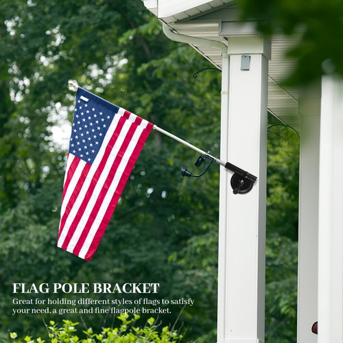 Flag Pole Holder Car Mount Flagpole Bracket Warp-resistant Wear-resistant - Picture 2 of 11