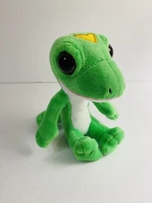 Geico Martin The Gecko Mascot Plush 5” Inch Green Gecko Plush