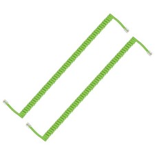 2 Pack 9.8 Feet Coiled 1.6 Feet Phone Cord for Landline, Green