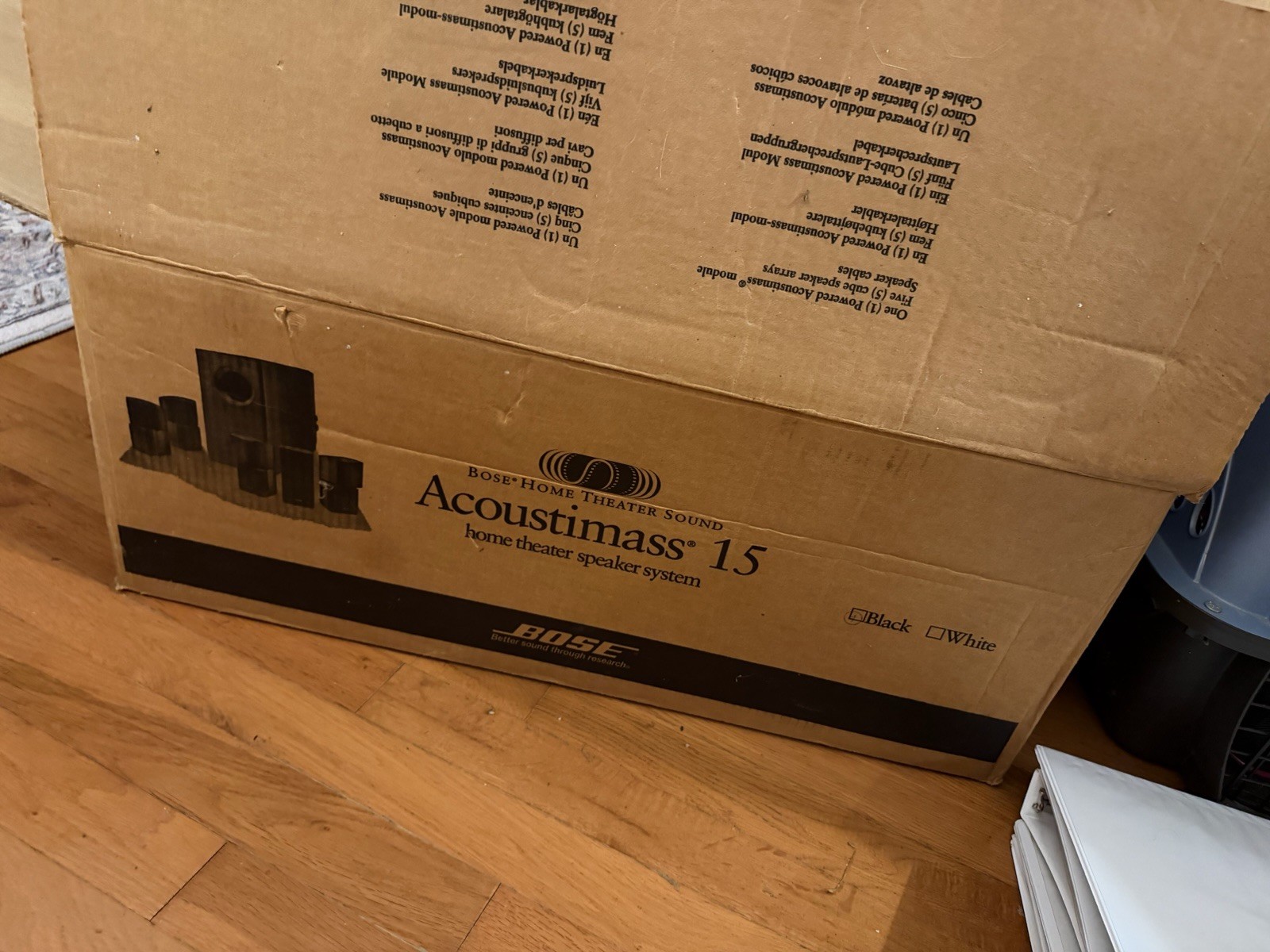 Bose Acoustimass 15 Home Theater Speaker System Black, NEW, w/3 ...