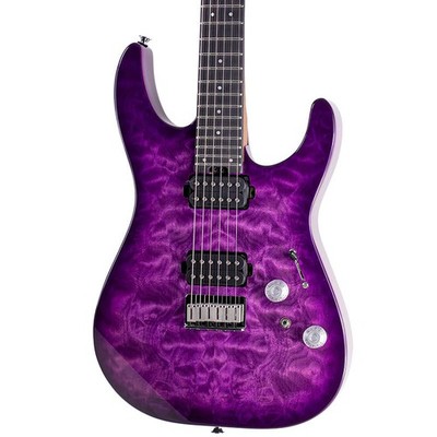 Charvel Pro-Mod Plus Dinky DK24 HH HT E QM Violet Radiance