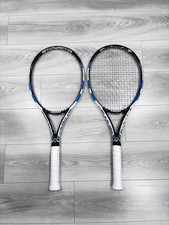 Two Used Babolat Pure Drive Team Tennis Racquets only one racquet has strings