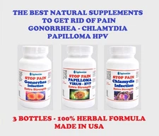 POWERFUL HERBS TO BE HEALTHY FOREVER  - 100% NATURAL  -  3 BOTTLES - MADE USA