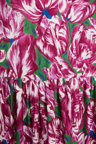 RRP€1745 MISSONI Mini Dress IT38 US2 UK6 XS Silk Blend Floral Sleeveless V-Neck - Picture 4 of 5