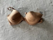Calvin Klein Nude Bra 32A Padded Underwire Smooth T-Shirt NWT 34