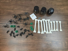 Vintage Halloween Toys and Cake Decorations lot of 49 