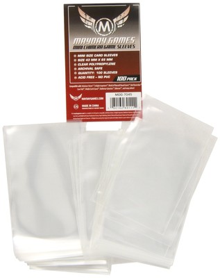 Mayday Games SLEEVES Mini Chimera USA 43x65 mm Card Game (Pack of 100)