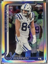 2025 Topps Chrome - Rookies Tyler Warren #346 Refractor (RC)