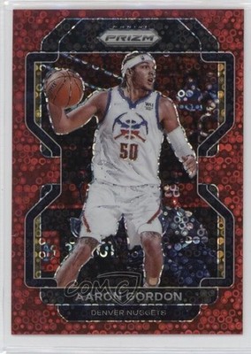 2021-22 Panini Prizm Fast Break Red Prizm 58/100 Aaron Gordon #217 7n6