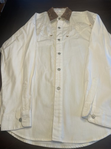 Stetson, Vintage Stetson long sleeve Western Shirt arrows Medium