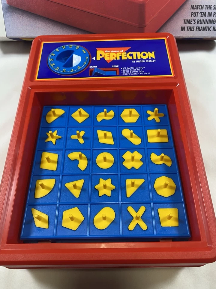 Game of Perfection Milton Bradley 1990 Complete Works Box No Instructions - Image 3 of 4