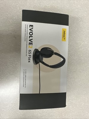 NEW Jabra Evolve2 65 Flex with Jabra Link 380c UC Adapter