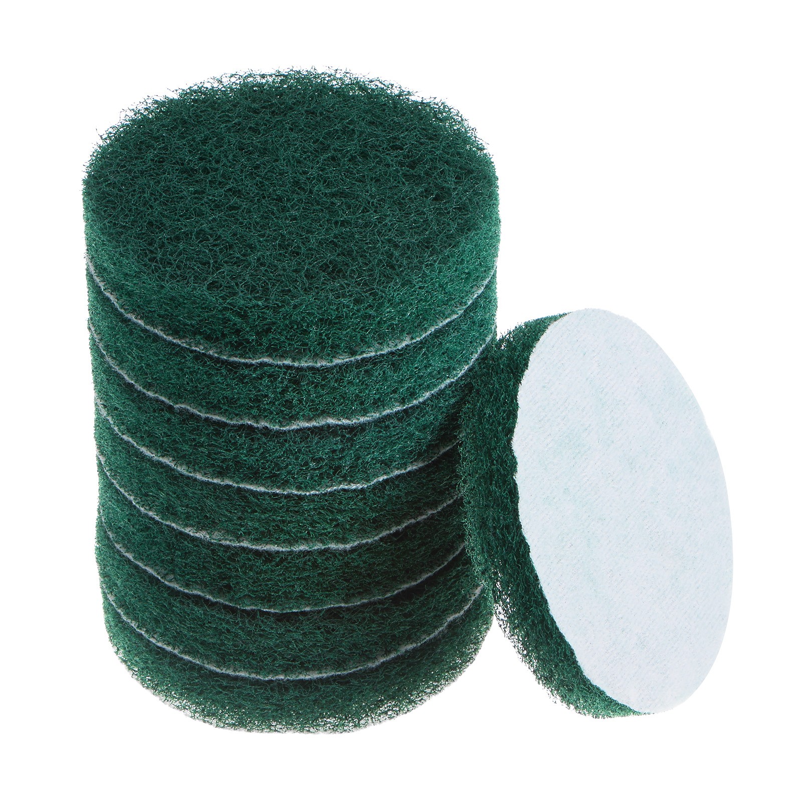 8pcs Drill Power Brush 4 Inch Tile Scrubber Scouring Pads 150-240 Grit